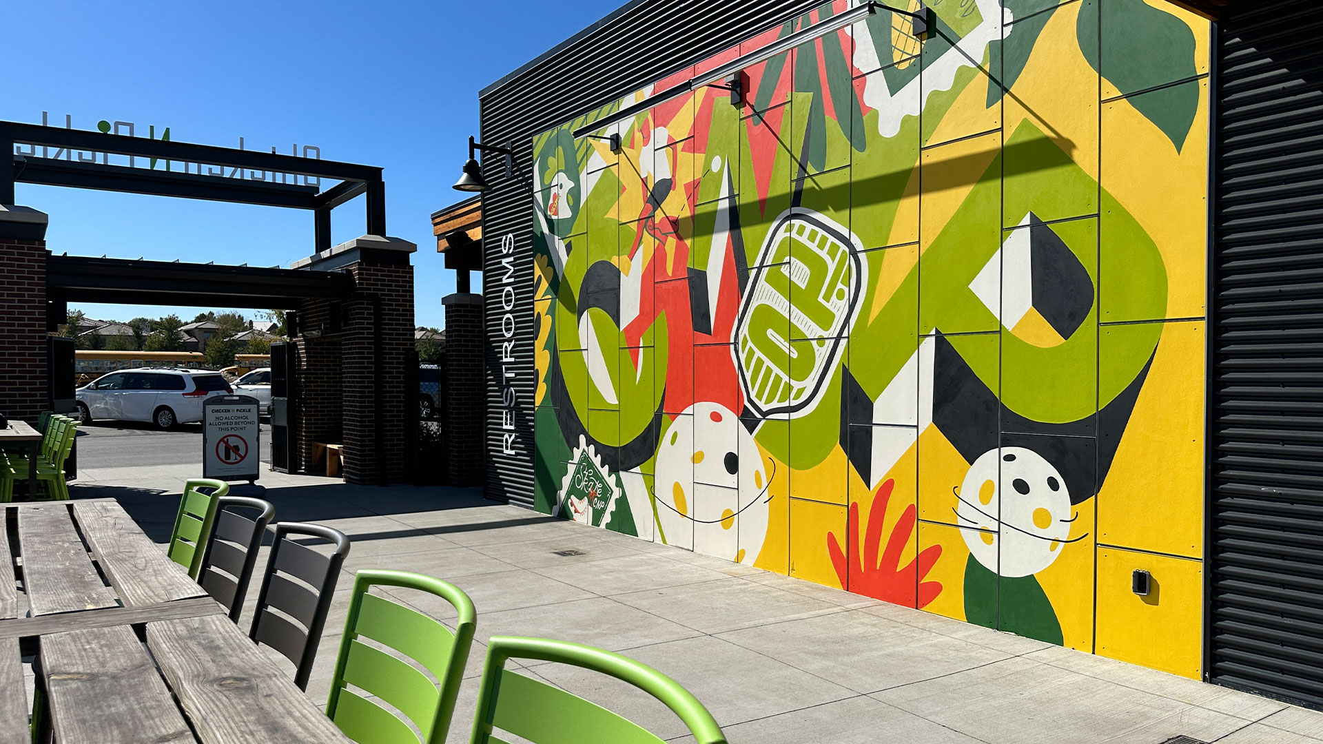 Chicken N Pickle Murals