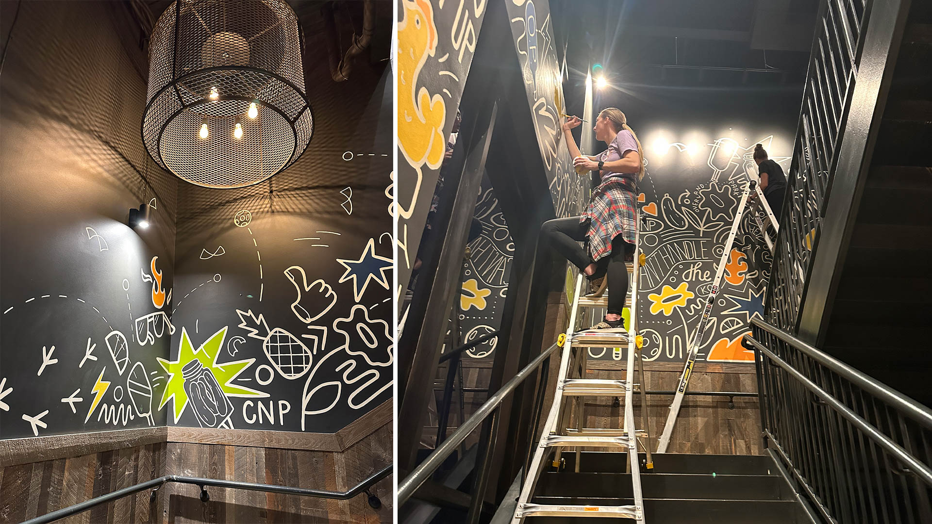 Chicken N Pickle Murals