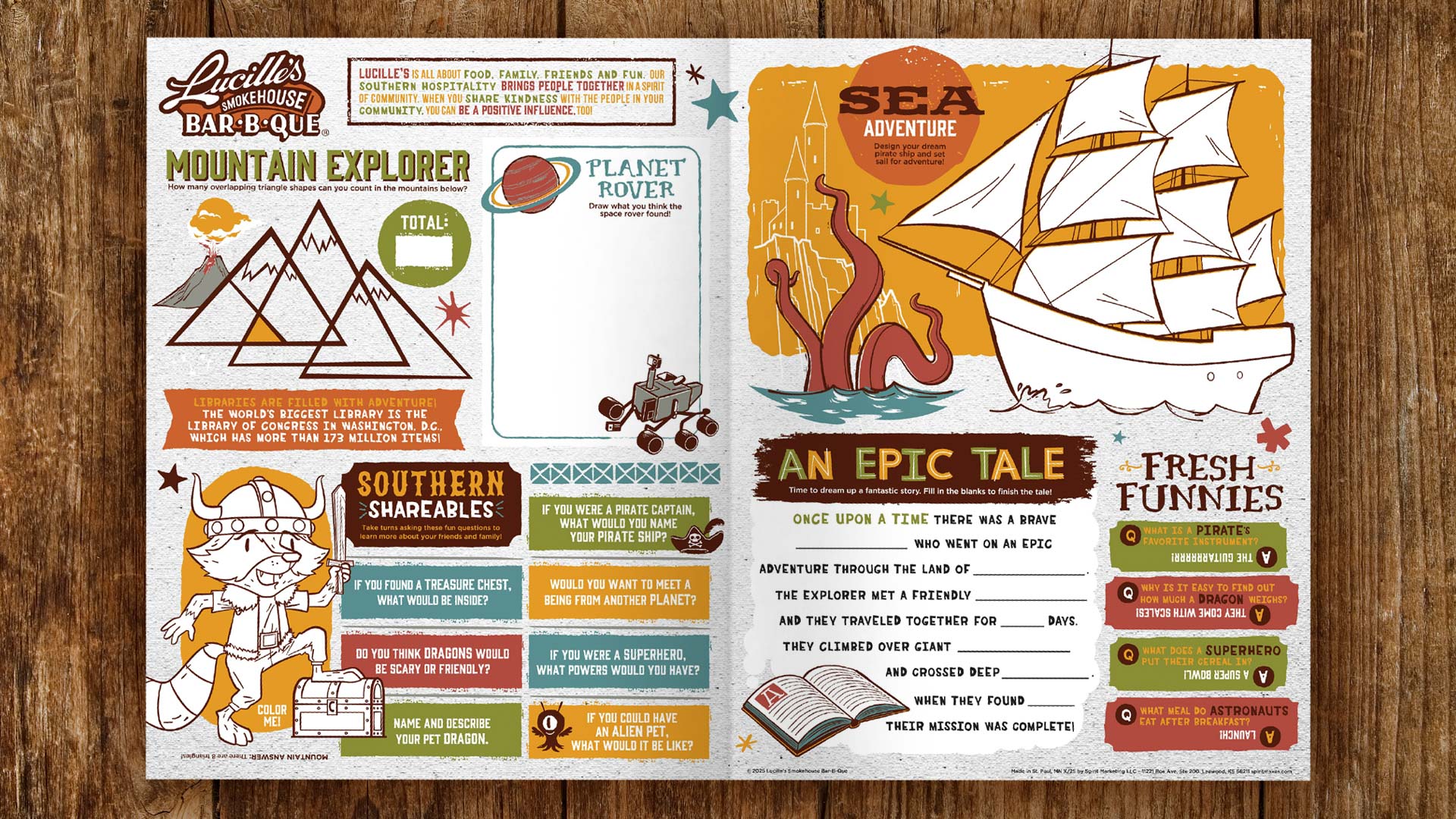 Lucille’s Bar-B-Que Kid’s Program