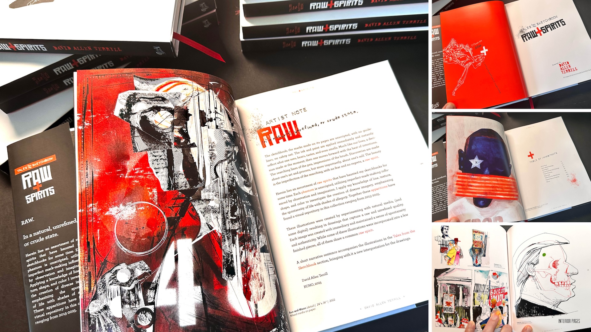 Raw Spirits: Tales from the Sketchbook, Artbook Compendium (2015-2025)