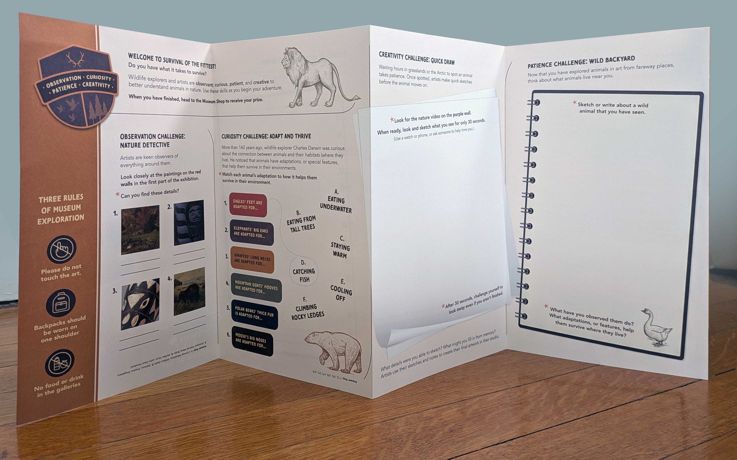 Survival of the Fittest Exhibition: Field Guide