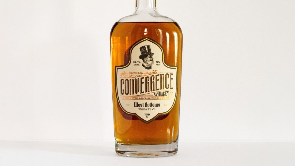 West Bottoms Whiskey – Convergence Whiskey Label