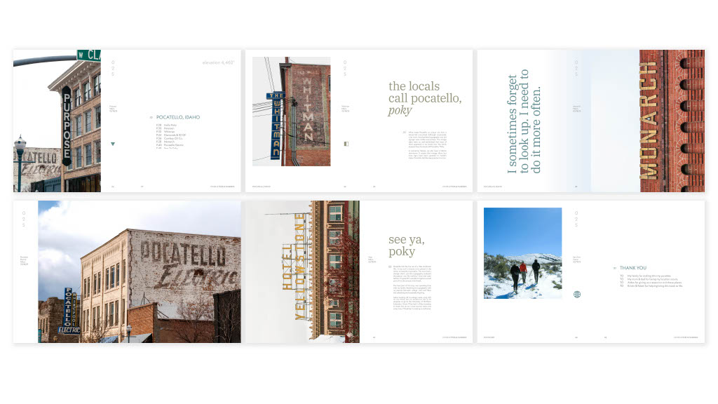 Colorado Idaho Letters & Numbers