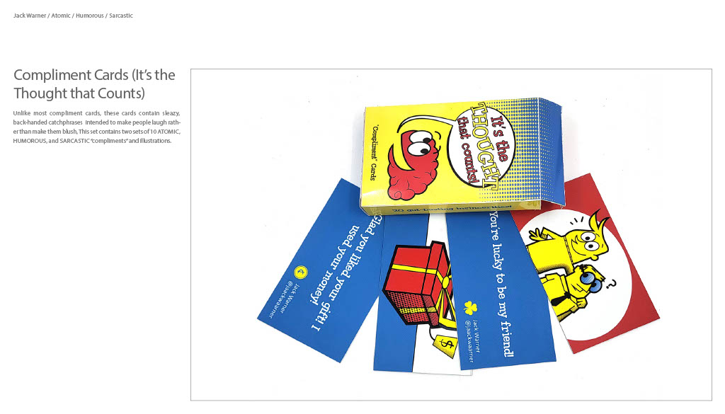 It’s the Thought that Counts! Backhanded Compliment Cards