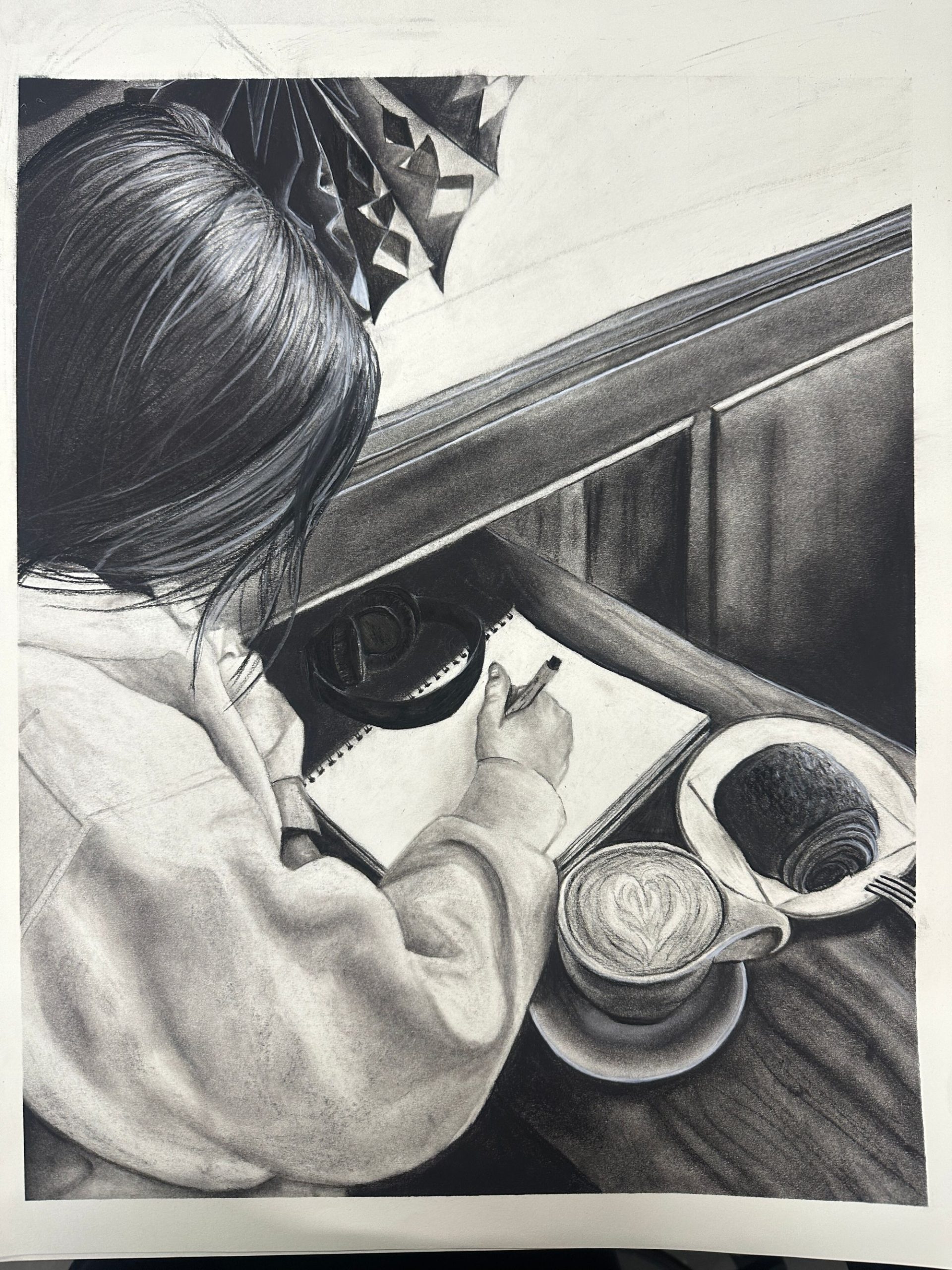 Cafe Perspective Drawing