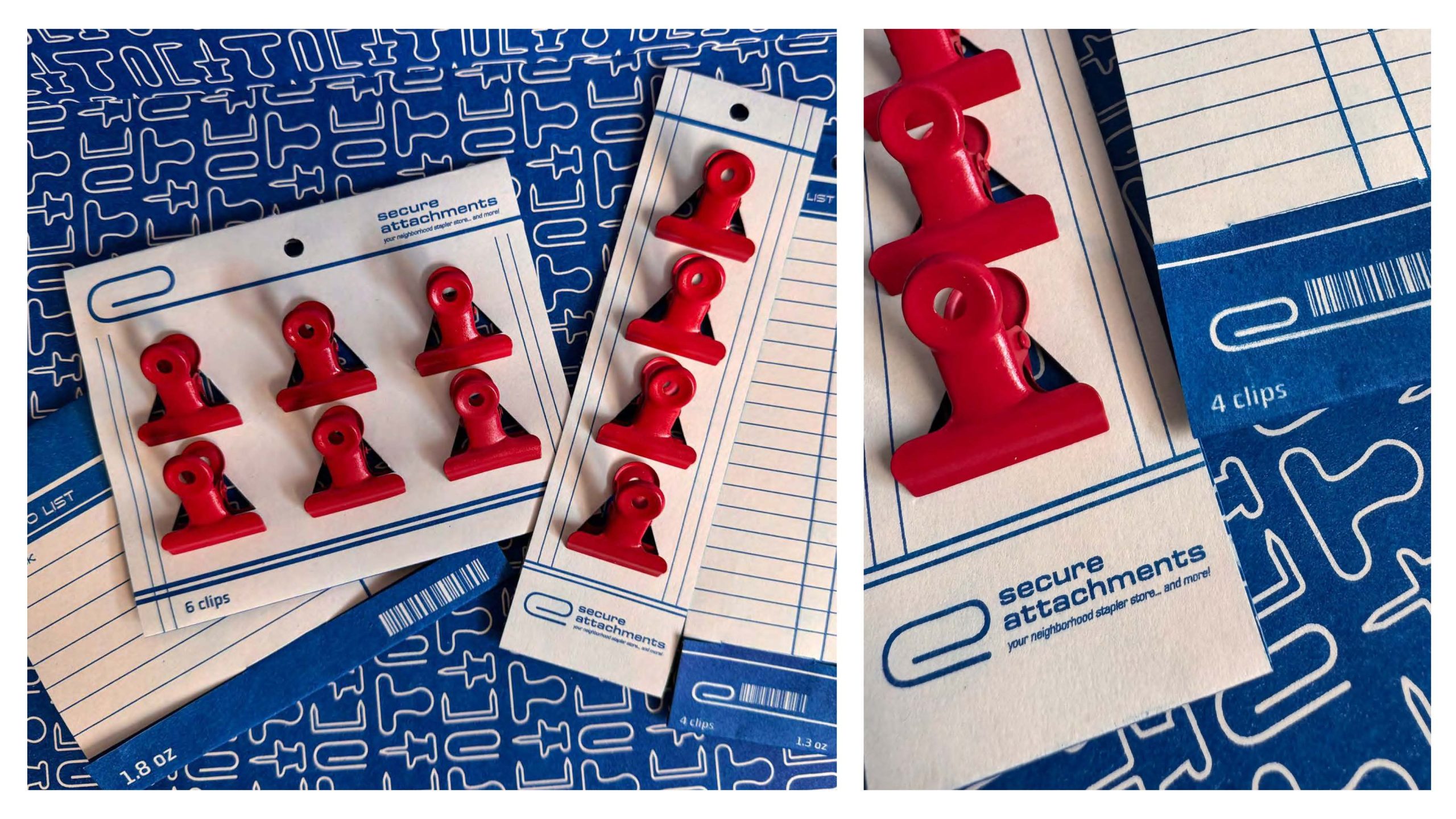 Secure Attachments Clip Packaging Collab