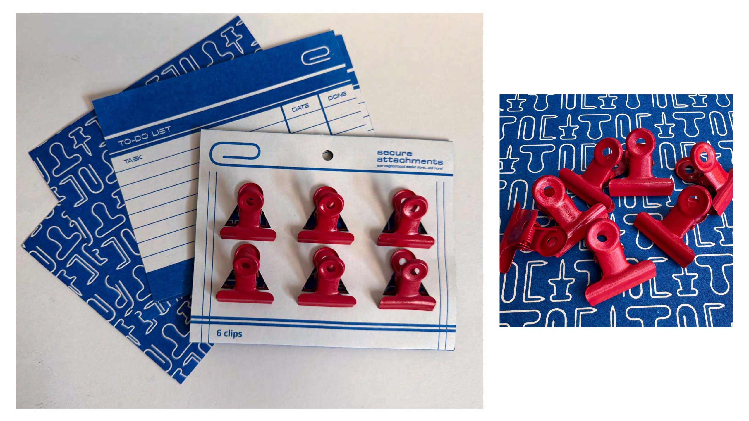 Secure Attachments Clip Packaging Collab