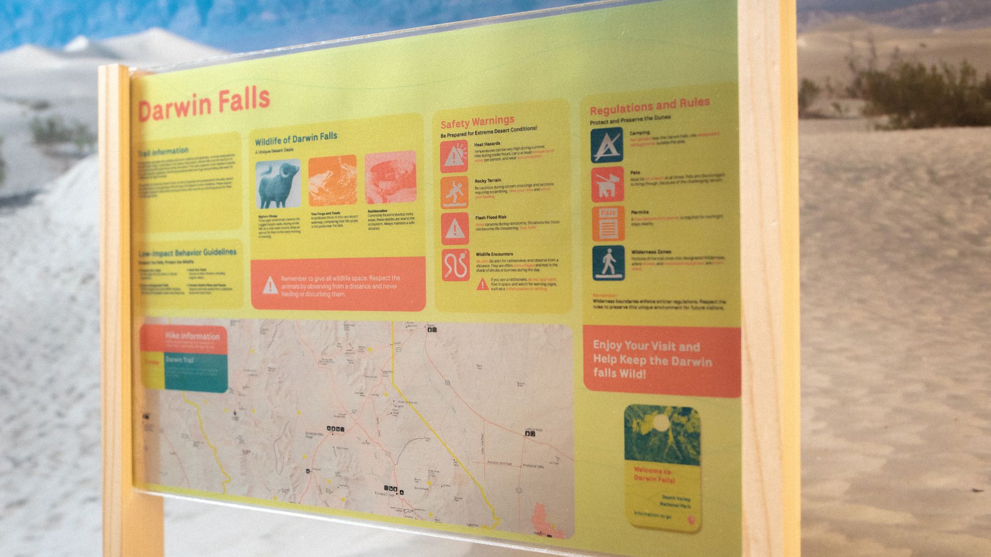 Trailhead Sign System for the NPS Wilderness Kiosks